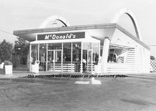 Vintage Route 66 McDonald's Restaurant PHOTO Sign Drive-In Diner, 1958 Missouri picture