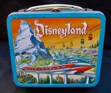 Vintage DISNEYLAND Monorail Lunchbox - R-6 Rare (1954) C-7.5 Nice No Thermos picture