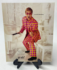 Got Milk? Elton John  Professionally Mounted Ready To Frame 2000 picture