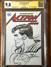 Action Comics #1000 CGC 9.8 Sketch Edition Signed & Sketch Neal Adams Superman picture
