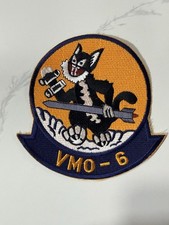 Vintage USMC Marine Observation Squadron 6 (VMO-6) “Tomcat w/ Rocket” Patch picture