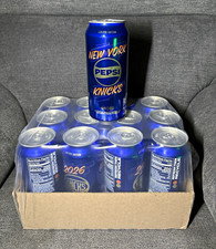One Full Case Of The Brand New 2026 New York Knicks/Pepsi Collaboration Cans picture