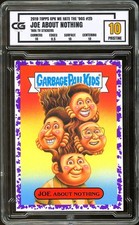 2019 Garbage Pail Kids 2b PURPLE Jerry Seinfeld Kramer Hair ~ CG 10 PRISTINE picture