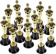 Stylish 6-Inch Gold Plastic Award - Ideal for Movie Nights & Celebrations picture