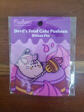 PUSHEEN Devil’s Food Cake Halloween Deluxe Pin (Factory Defect, 2023) BRAND NEW picture