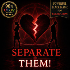EXTREME Black Magic Separation Spell, Cord Cutting Break Up Ritual picture