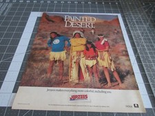 1990 Jerzees, Painted Desert Indian Print Ad picture