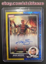 2025 Topps Chrome Deadpool - Comic Book Artist of Deadpool Mark Brooks Auto /15 picture