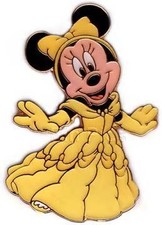 Disney DS Princess Minnie Mouse Boxed Pin Set Belle Pin picture