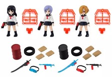 AQUA SHOOTERS4 Set of 5 Trading Figures, Sailor Dress, Bandai picture