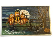 Halloween Series AMP Co 303 JOL fence black cat Alcan Moss Tuck style picture