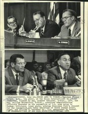 1975 Press Photo Thomas Morgan and other officials investigate arms to Turkey picture