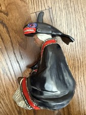 RARE vintage C Alan Johnson signed ceramic Figure 1962 Alaska Storyteller AB9 picture