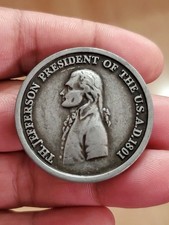Thomas Jefferson Peace and Friendship Lewis & Clark Expeditions Token picture