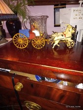 Hubley, Kenton, Wilkins, Harris cast iron goat cart toy circa 1895 picture