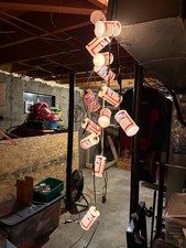 Vintage Budweiser Beer Can String Light Set Party Lights picture