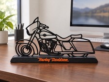 Harley-Davidson Motorcycle Desk Decor Sign picture