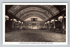 Chicago, IL-Illinois, Congress Hotel & Annex Florentine Room , Vintage Postcard picture