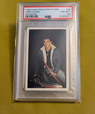 1988 Fanz Tom Cruise Diphold Pop Rock Stars Sticker PSA 8.5 - #45 picture