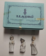 Lladro Porcelain Mini Reyes Three Kings #5729 Original Box Christmas Ornament picture