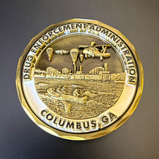 DEA Drug Enforcement Administration Columbus GA Police Challenge Coin picture