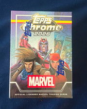 Topps Chrome 2026 Marvel Sealed Box 32 Cards RayWave & FF Anniversary Inserts picture