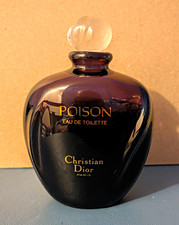 Vintage 1989 Christian Dior Poison EDT 100ml Splash 30 Ave Hoche Batch 9205D picture