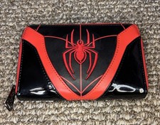 Loungefly Disney Marvel Comics Spider Man Zip Around Wallet NEW picture
