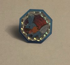 Bakery Crafts 2004 Pokémon Mudkip Holographic Ring Cupcake Topper Vintage Rare picture