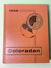 1958 University of Colorado Coloradan Yearbook Stransky Wooten Dowler Football picture
