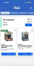 Black Panther with Waterfall and Mecha Godzilla Funko Pop Worth $550+ picture