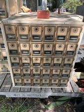 Post Office Box Door Case Cabinet Lot of 30 Doors, Can Ship. Circa 1975 picture