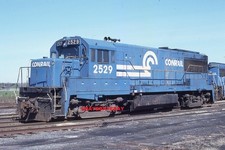 CONRAIL 2529 at SELKIRK NY in 81 ORIGINAL KODACHROME SLIDE picture
