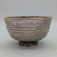 Kawahara Tosai Miyajima Ware Tea Bowl Matcha Bowl Ceramic With Box Japan gray picture