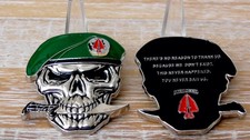  1st Special Forces Delta Force JSOC SFOD-D We Don't Exist Skull Challenge Coin picture