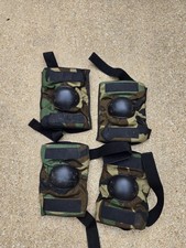 Lot Of Two Sets Of Elbow Pads WOODLAND Camo USGI US Army LARGE Bijans picture