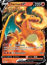 Pokemon Brilliant Stars Charizard V #017/172 Holofoil English NM picture