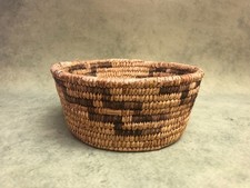 Antique Pima Akimel O'odham Double Snake Trail Native American Indian Basket picture