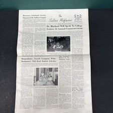Vintage 1949 The Sullins Reflector Newspaper Bristol VA College Commencement picture