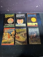 Astounding 1938 Lot 6 Science Fiction Pulp Williamson Campbell OL picture