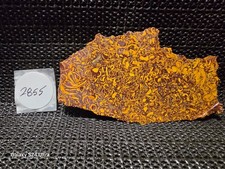 Beautiful Script Stone Slab, Cab/Collect, Great Color Red/Gold, India picture