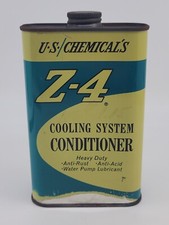 1964 U.S. Chemicals Z-4 Cooling System Conditioner Tin Advertising Can picture