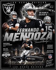 2026 Fernando Mendoza 8x10 glossy photo Las Vegas Raiders Rookie REPRINT picture