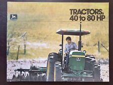 1970s John Deere Tractors Sales Brochure Dealer Advertising Catalog picture