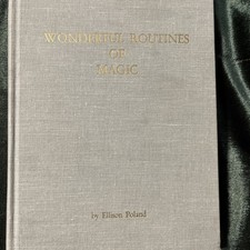 Wonderful Routines of Magic by Ellison Poland 1969 1st Ed. Vintage Magic Book picture