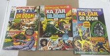 Marvel Comics Astonishing Tales #1 ,5,6 Bronze Age Ka-Zar Dr. Doom picture