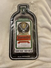 Jagermeister Liqueur  15 x 7.5 in Vintage Novelty Metal Sign New picture