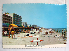 Virginia Beach Postcard Vintage 1972 Glossy Photochrome Scalloped Edge Posted picture
