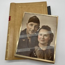 Pat Ellington Estate Provenance WWII Signal Corps Portrait and Iris Scrapbook picture