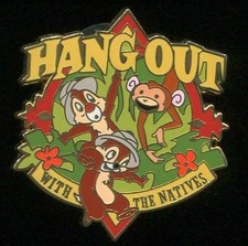 DLR The Jungle Cruise Collection 2008 Chip Dale Hang Out Disney Pin 58976 picture